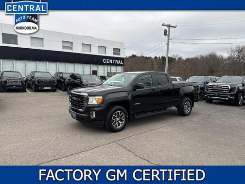 Black 2022 GMC Canyon AT4