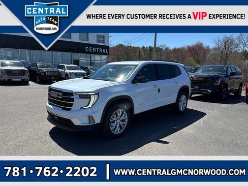 White 2026 GMC Acadia Elevation