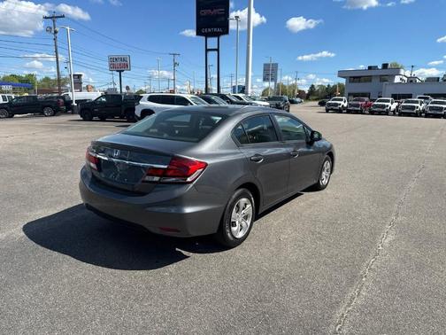 Gray 2013 Honda Civic LX