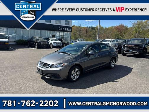 BLACK 2013 Honda Civic LX