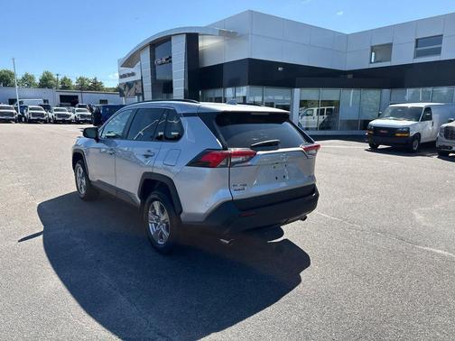 Silver Sky Metallic 2025 Toyota RAV4 Hybrid LE