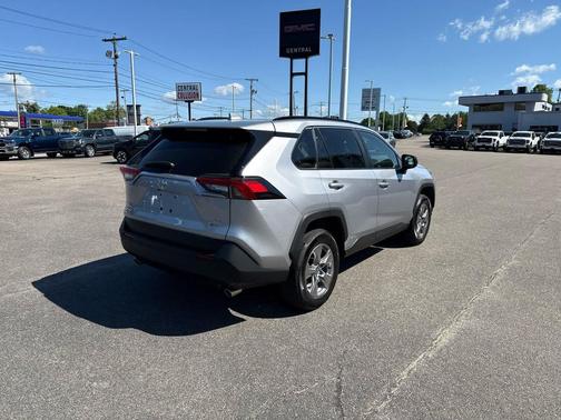 Silver Sky Metallic 2025 Toyota RAV4 Hybrid LE