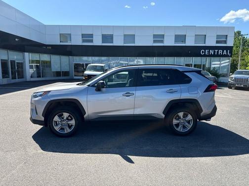 Silver Sky Metallic 2025 Toyota RAV4 Hybrid LE
