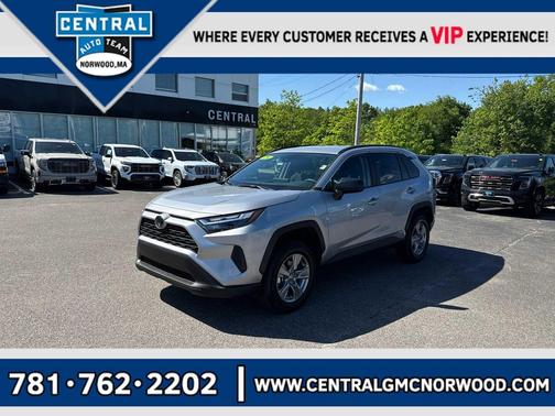 Silver Sky Metallic 2025 Toyota RAV4 Hybrid LE