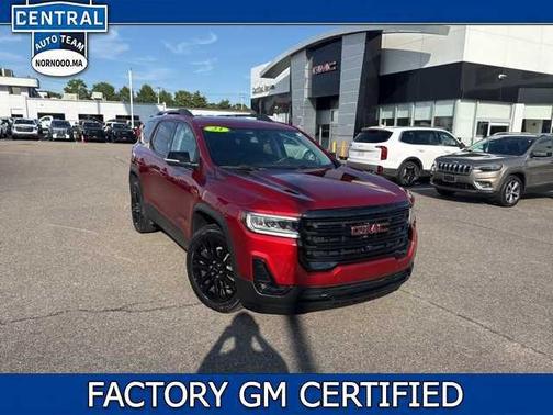 Volcanic Red Tintcoat 2023 GMC Acadia SLT