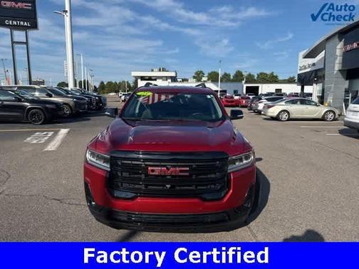 Volcanic Red Tintcoat 2023 GMC Acadia SLT