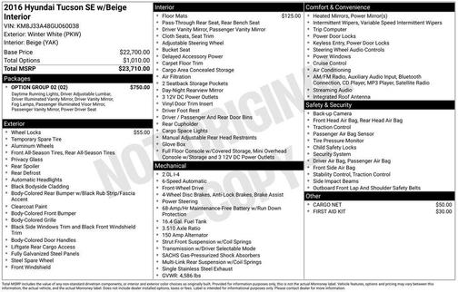 2016 Hyundai TUCSON SE