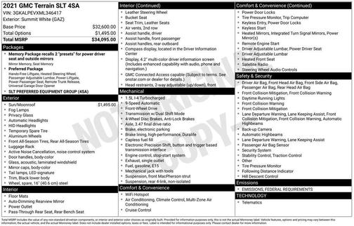 2021 GMC Terrain SLT