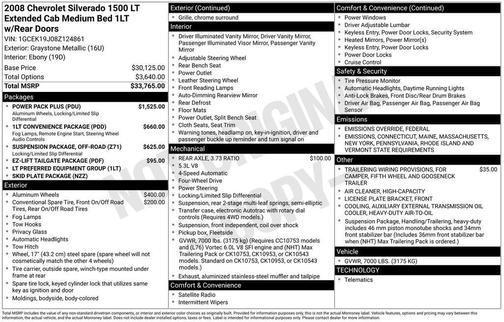 2008 Chevrolet Silverado 1500 LT1 Extended Cab