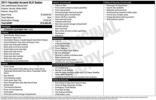 2011 Hyundai Accent GLS