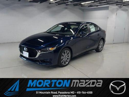 Deep Crystal Blue Mica 2026 Mazda Mazda3 FWD w/Preferred Package