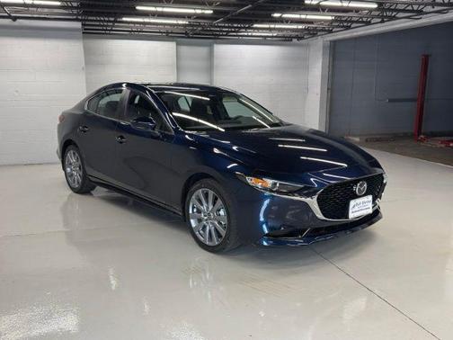 Deep Crystal Blue Mica 2026 Mazda Mazda3 FWD w/Preferred Package