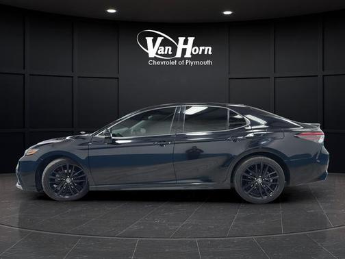 Midnight Black Metallic 2023 Toyota Camry Hybrid XSE