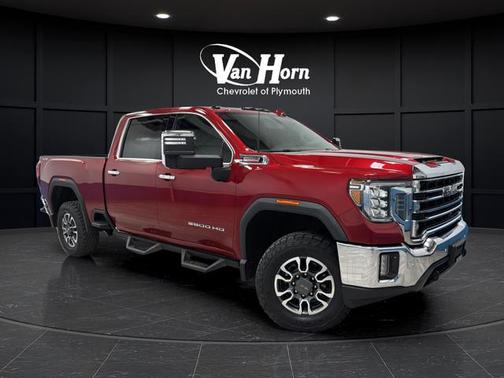 Cayenne Red Tintcoat 2021 GMC Sierra 3500 SLT
