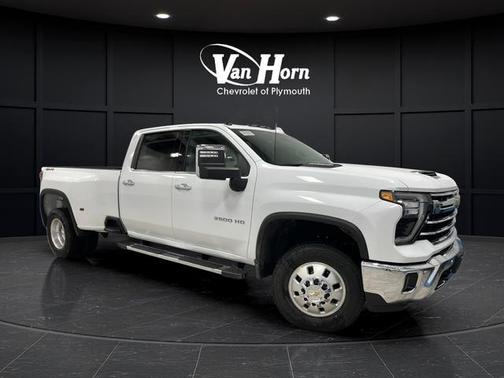 Summit White 2026 Chevrolet Silverado 3500 LTZ