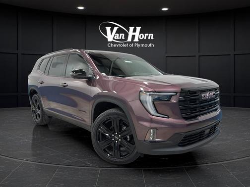 Crystal Metallic 2025 GMC Acadia Elevation