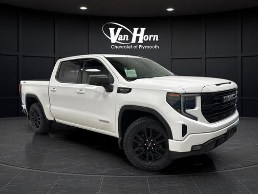 Summit White 2024 GMC Sierra 1500 Elevation