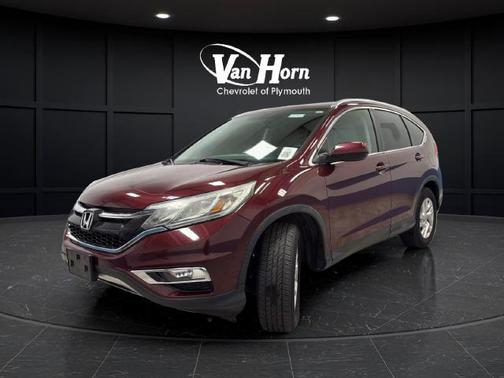 Maroon 2015 Honda CR-V EX-L