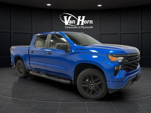 Glacier Blue Metallic 2022 Chevrolet Silverado 1500 Custom