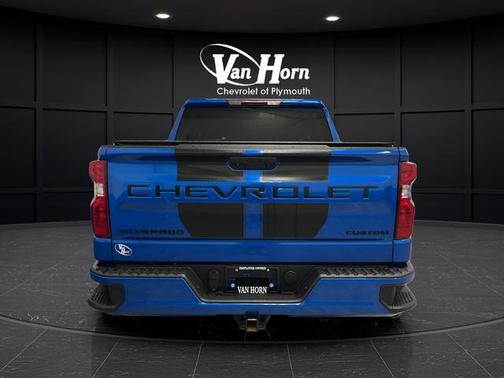 Glacier Blue Metallic 2022 Chevrolet Silverado 1500 Custom