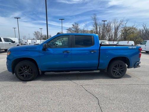 Glacier Blue Metallic 2022 Chevrolet Silverado 1500 Custom