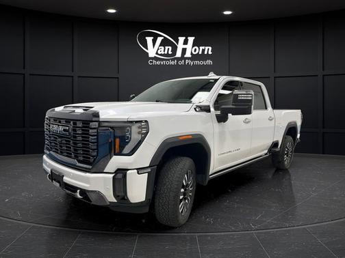 White Frost Tri-Coat 2024 GMC Sierra 2500 Denali Ultimate