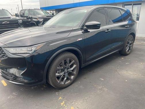 Black 2023 Acura MDX A-Spec
