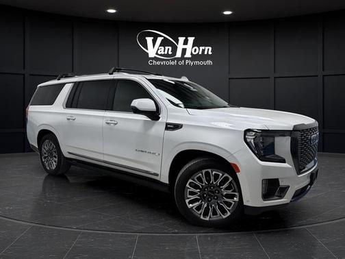 White Frost Tri-Coat 2024 GMC Yukon XL Denali Ultimate