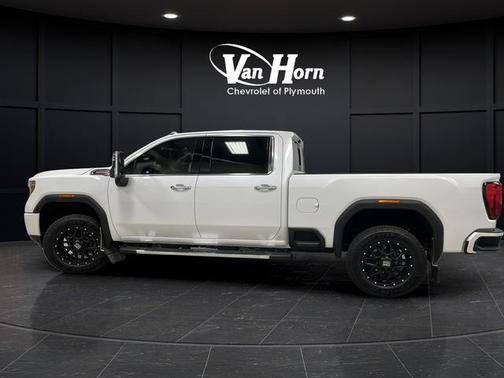 White Frost Tri-Coat 2021 GMC Sierra 3500 Denali