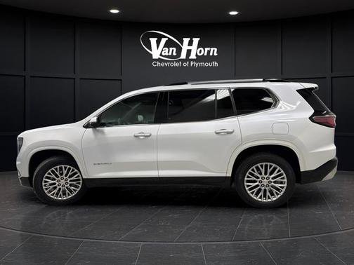 White Frost Tri-Coat 2024 GMC Acadia Denali