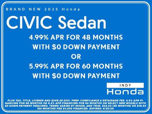 2025 Honda Civic Sport