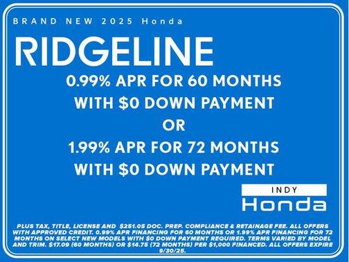 2025 Honda Ridgeline RTL