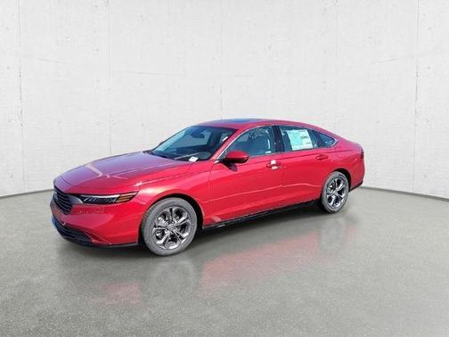 Radiant Red Metallic 2026 Honda Accord Hybrid EX-L