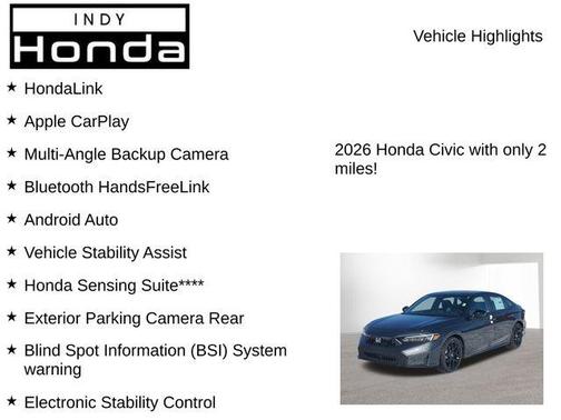 2026 Honda Civic Sport