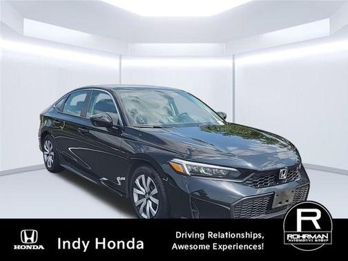 Crystal Black Pearl 2025 Honda Civic LX