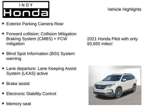 2021 Honda Pilot Special Edition