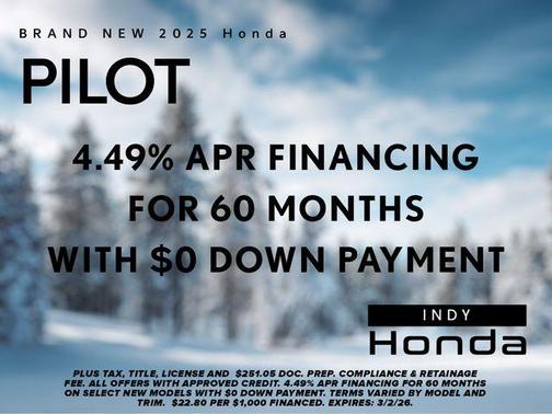 2026 Honda Pilot Black Edition