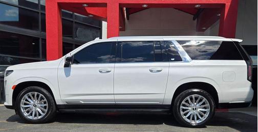 Crystal White Tri-Coat 2021 Cadillac Escalade ESV Premium Luxury