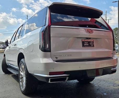 Crystal White Tri-Coat 2021 Cadillac Escalade ESV Premium Luxury