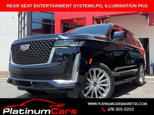 Dark Moon Blue Metallic 2021 Cadillac Escalade Premium Luxury