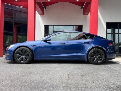 Blue 2022 Tesla Model S Base