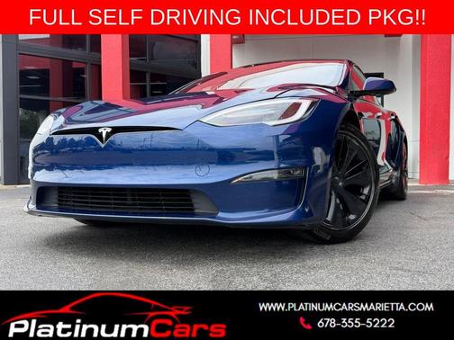 Blue 2022 Tesla Model S Base
