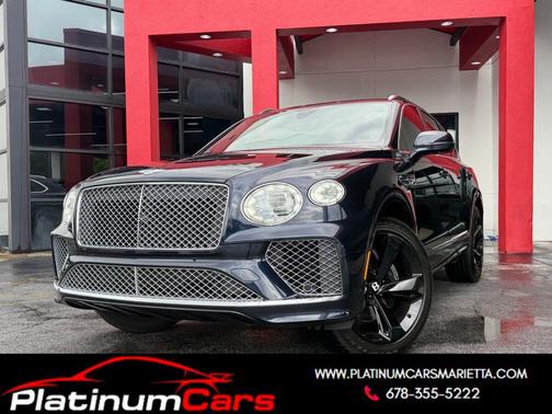 Blue 2021 Bentley Bentayga V8