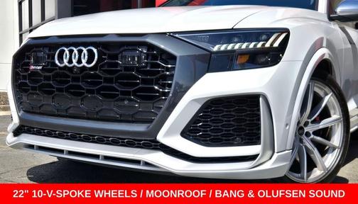 Glacier White Metallic 2021 Audi RS Q8 4.0T quattro