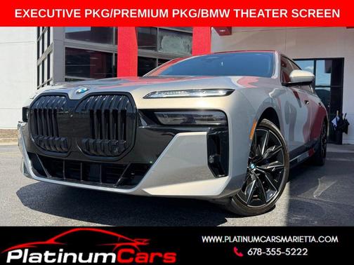 Oxide Gray Metallic 2024 BMW 740 i xDrive