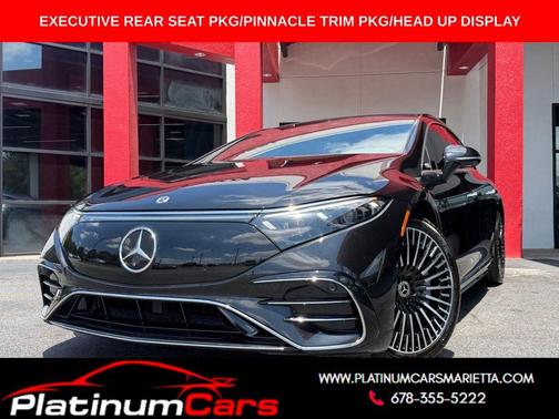Black 2023 Mercedes-Benz EQS 580 Base 4MATIC