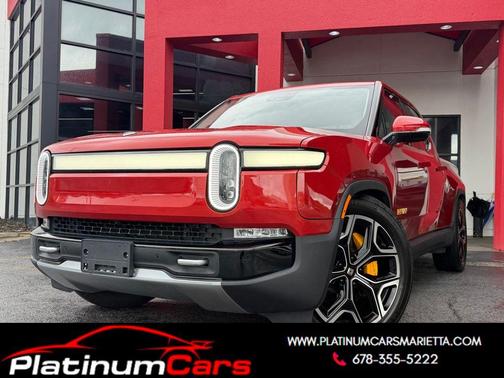 Red 2023 Rivian R1T Adventure Quad Motor Large Pack