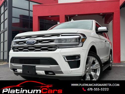 White Metallic 2022 Ford Expedition Platinum