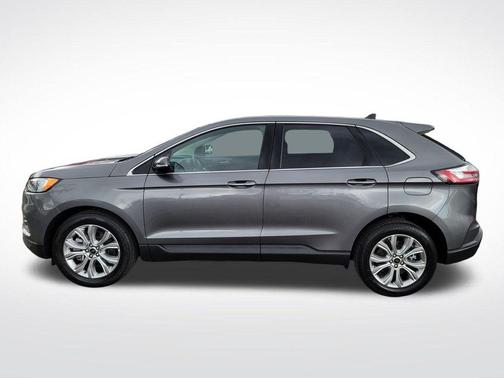 Gray Metallic 2024 Ford Edge Titanium