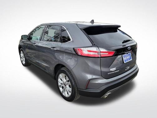 Gray Metallic 2024 Ford Edge Titanium